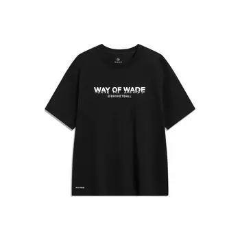 Мужская футболка Li-Ning Wade Series с буквенным принтом Ice-Touch, черные AHST325-1 S