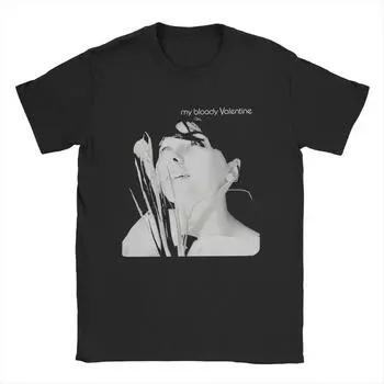 Мужская футболка My Bloody Valentine You Made Me Realise, футболка для отдыха с коротким рукавом и круглым вырезом, хлопковая футболка, идея для подарка, одежда S чёрный