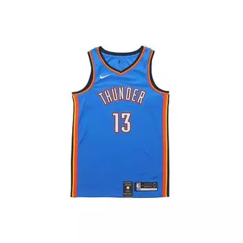 Мужская футболка Nike NBA Swingman Fan Edition сезона 2019-20, синяя, AV4955-404 XXL