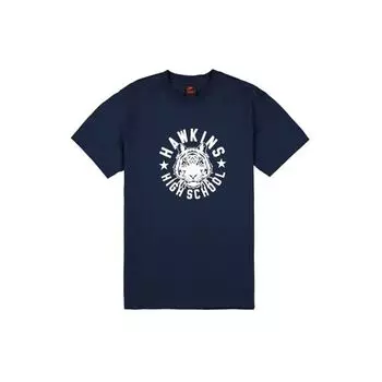 Мужская футболка Nike x Stranger Things Hawkins High Tee College Navy/Sail Blue CK2342-419 S