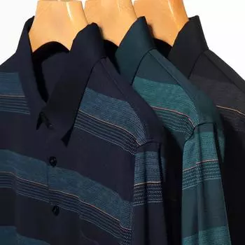 Мужская футболка, осенняя новая мужская полосатая футболка с лацканами, модная футболка в тон для молодежи и среднего возраста, верхняя одежда, топы M