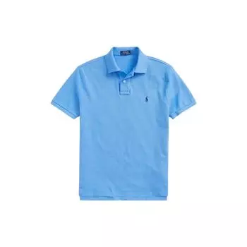 Мужская футболка-поло Polo Ralph Lauren с вышивкой логотипа, хлопок, короткий рукав, синий 710782592-012 XL