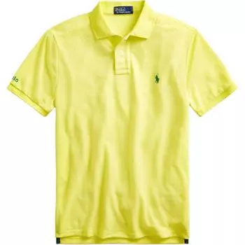 Мужская футболка поло с коротким рукавом Polo Ralph Lauren Earth Series Custom Slim Fit с вышивкой логотипа MNPOKNI1N820477-300 M