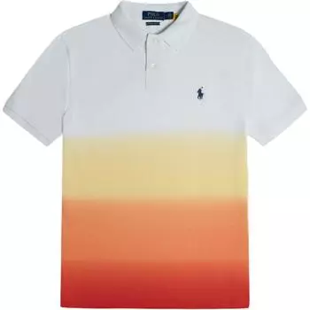Мужская футболка-поло с коротким рукавом Polo Ralph Lauren с градиентом заката 710874713-002 M