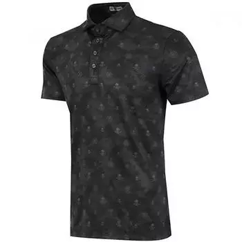 Мужская футболка-поло Zippor S Icon Camo Tech jerSey Slim Fit G4MC0K060ONYX/S