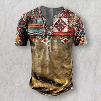 Мужская футболка Потрясающая легкая дышащая мужская футболка с цифровой печатью Летняя футболка Мужская верхняя повседневная одежда XL