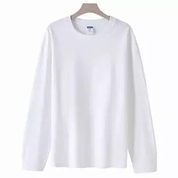 Мужская футболка Повседневная футболка с длинным рукавом Влагоотводящая майка Классическая свободная мужская футболка S