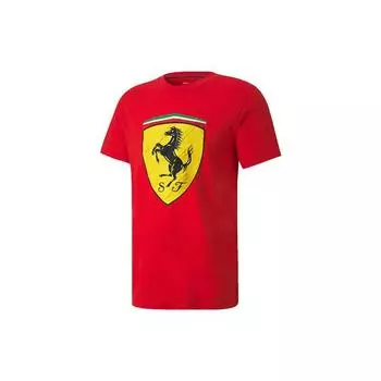 Мужская футболка Puma Ferrari Race Big Shield Racing-красная 597956-01