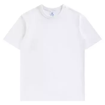 Мужская футболка японская однотонная водонепроницаемая хлопковая футболка с короткими рукавами мужская и женская белая S белый