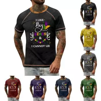 Мужская футболка реглан в стиле ретро с коротким рукавом и круглым вырезом с принтом L чёрный