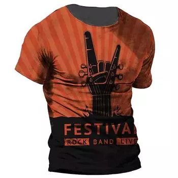 Мужская футболка с 3d музыкой и принтом, мужские футболки с гитарой в стиле хип-хоп, большие топы с короткими рукавами, футболка, мужская одежда, мужские музыкальные топы S