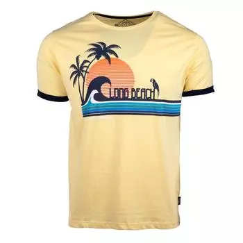 Мужская футболка с цветочным принтом мола BLAGGIO S темно-синий