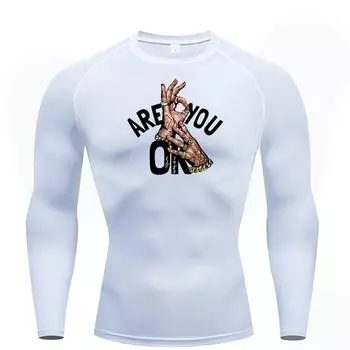 Мужская футболка с длинным рукавом, черная, для фитнеса, солнцезащитный крем, вторая кожа, быстросохнущая, дышащая, повседневная длинная футболка S