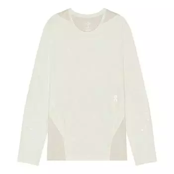 Мужская футболка с длинным рукавом и круглым вырезом, бежевая 1UE10110021 XS