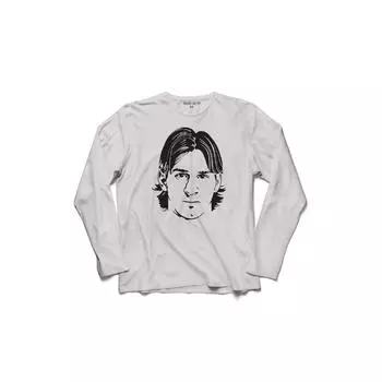 Мужская футболка с длинным рукавом Leo Lionel Messi Barcelona номер 10