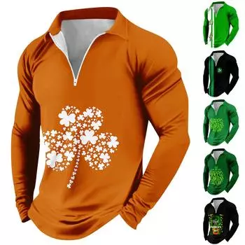 Мужская футболка с длинными рукавами, модная повседневная футболка соответствующего цвета L