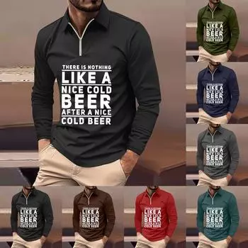Мужская футболка с длинными рукавами, модная повседневная футболка соответствующего цвета XXL