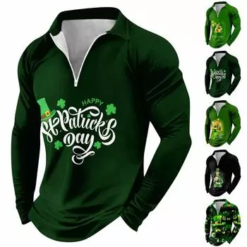 Мужская футболка с длинными рукавами, модная повседневная футболка соответствующего цвета L