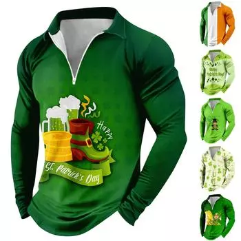 Мужская футболка с длинными рукавами, модная повседневная футболка соответствующего цвета L