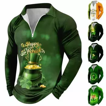 Мужская футболка с длинными рукавами, модная повседневная футболка соответствующего цвета L