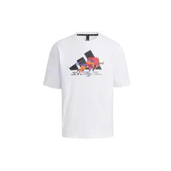 Мужская футболка с коротким рукавом Adidas CNY Series GFX Training, белая GP1835 L