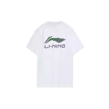 Мужская футболка с коротким рукавом и логотипом Li-Ning, белая AHSP495-10 L
