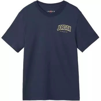 Мужская футболка с коротким рукавом Jordan Graphic SS Crew с большим логотипом, синие DM3218-410 M