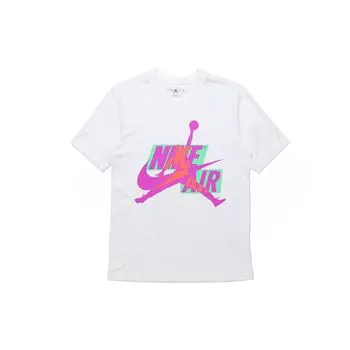 Мужская футболка с коротким рукавом Jordan Jumpman Classics HBR, белые топы CU9571-101 M