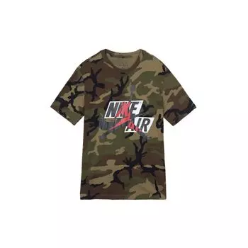 Мужская футболка с коротким рукавом Jordan Jumpman Classics Camo, оливково-зеленый CU2074-222