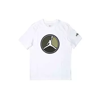 Мужская футболка с коротким рукавом с логотипом Jordan Air, белая CD5627-101 XXL
