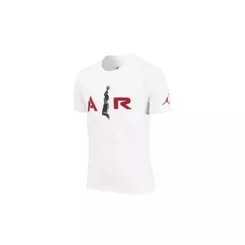 Мужская футболка с коротким рукавом с принтом Air Jordan Dunk, белая CZ2330-100 XXXL