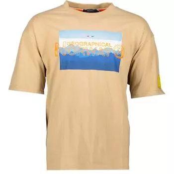 Мужская футболка с коротким рукавом SY1369HGN 2XL бежевый