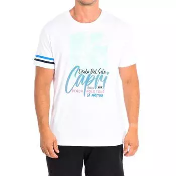 Мужская футболка с коротким рукавом TMR307-JS206 S белый