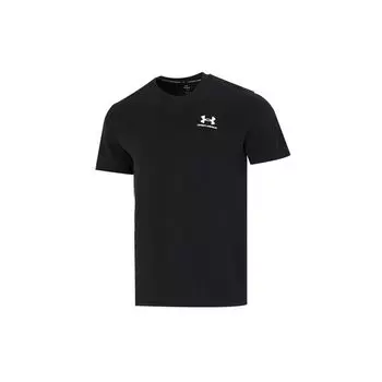 Мужская футболка с коротким рукавом Under Armour с вышитым логотипом, черные 1373997-001 L