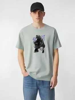 Мужская футболка с короткими рукавами, 100% хлопок, повседневная футболка, размер S-6XL S