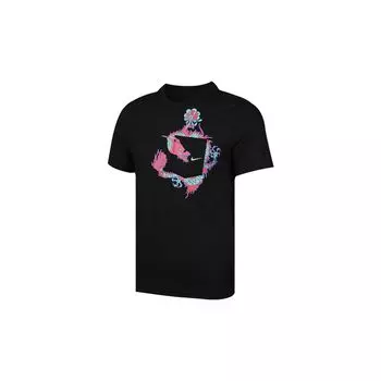 Мужская футболка с короткими рукавами и короткими рукавами Nike Exploration Dragon Graphic, черный CV1047-010 L