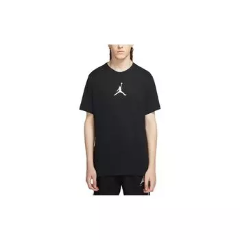 Мужская футболка с короткими рукавами и круглым вырезом Jordan Solid Logo, черные CW5190-010 L