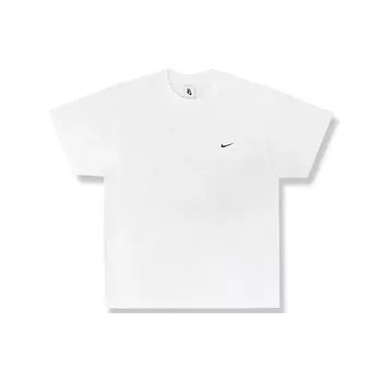 Мужская футболка с короткими рукавами Nike Lab Solo Swoosh Essential, белая DA0321-100 L