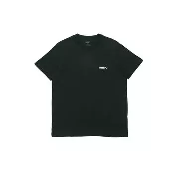 Мужская футболка с короткими рукавами Puma Fusion Simple Front Letter Logo, черные 582687-01 S