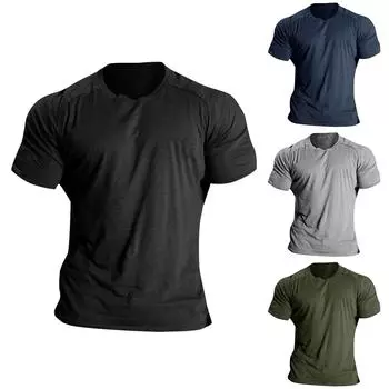 Мужская футболка с короткими рукавами реглан, модная однотонная толстовка с длинными рукавами L зелёный