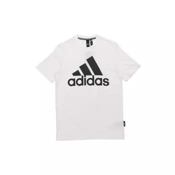 Мужская футболка с круглым вырезом Adidas Mh Bos Logo, белая GC7348 XXL