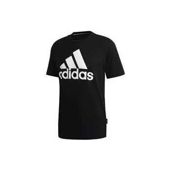 Мужская футболка с круглым вырезом Adidas Mh Bos Logo, черная GC7346 L