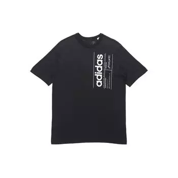 Мужская футболка с круглым вырезом Adidas Originals Trefoil, черная FM6017 M