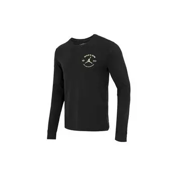Мужская футболка с круглым вырезом и длинными рукавами Jordan Sport DNA, черные топы DV1473-010 M