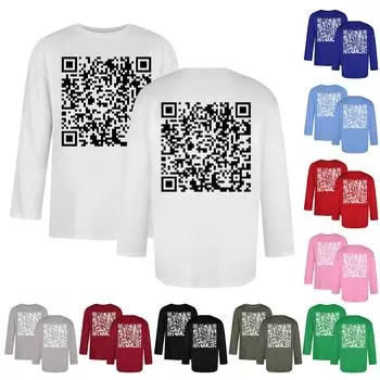 Мужская футболка с круглым вырезом и рукавом семь четвертей, мужская повседневная свободная футболка с рукавом семь четвертей L чёрный