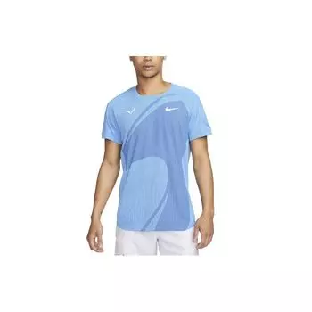 Мужская футболка с круглым вырезом Nike Rafa Colorblock, синяя DV2877-412 M