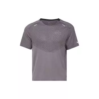 Мужская футболка с круглым вырезом Nike Solid Logo Print, коричневые DD4796-011 M