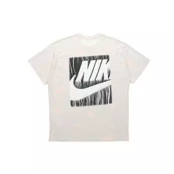 Мужская футболка с круглым вырезом Nike Sportswear Splash Ink Print Light-Bone CW0381-072 L