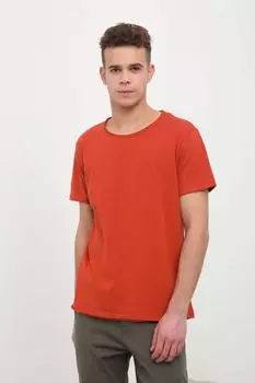 Мужская футболка с круглым вырезом плитка