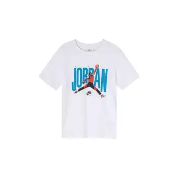 Мужская футболка с круглым вырезом с принтом логотипа Jordan, белая CJ6307-100 XXL